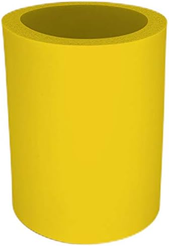 Blank Thick Foam Old School Can Cooler (Yellow)