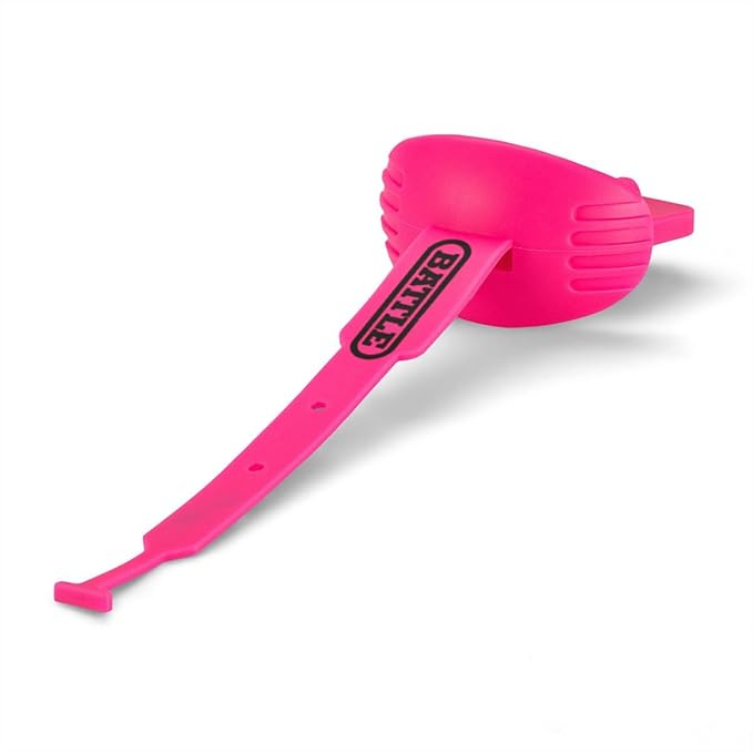 Battle Sports Speed Football Mouthguard with Strap - Oxygen Football Mouthguard Superior Airflow & Better Performance, Maximum Breathability - Neon Pink