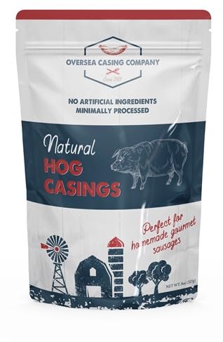 Natural Hog Casings for Sausage 32-38mm - Edible Casing for Sausage Making