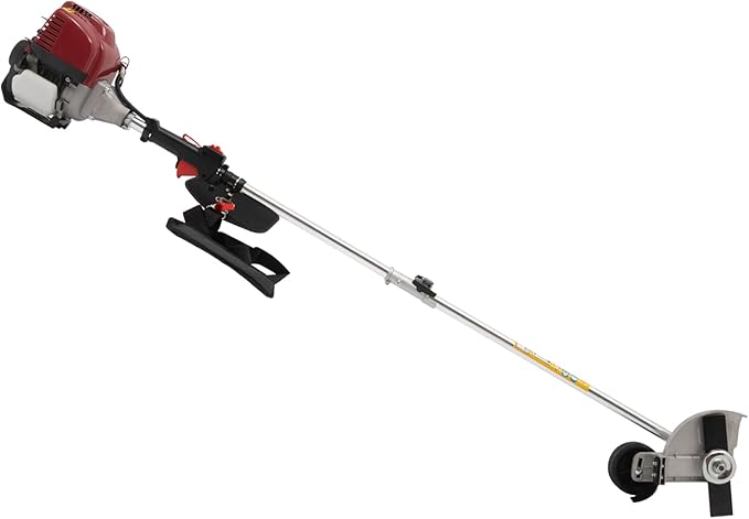 Weed Trimmer/Grass Cutter/Lawn Edger, 35.88CC 0.75KW 8500r 4-Stroke Gasoline Engine with 2 Blade Heads, Goggles & Shoulder Strap