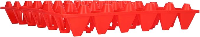 Fydun 5PCS Egg Flats, Flats, Plastic Chicken Cartonsable 30 Cell Crates Holder Tray Container Sets Reusable Trays for Storage Transportation Each Holds Eggs3 Home Farm SuppliesYellow