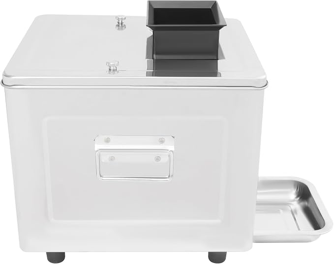 Meat Cutter Machine, 850W Electric Meat Slicer Shredded Cutting Machine, 3.5mm Commercial Stainless Steel Blade Shredder, 330lbs/h for Boneless Pork Chicken Fish Vegetables (3.5mm)