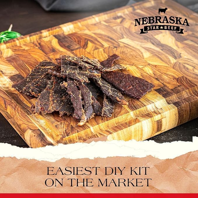 Lucky Jerky Ultimate Savory DIY Beef Jerky Seasoning and Cure Kit, 12 Oz | Make Your Own with Original, BBQ, Teriyaki, and Sweet & Spicy, Seasons 5 lbs per Flavor, 20 lbs Total