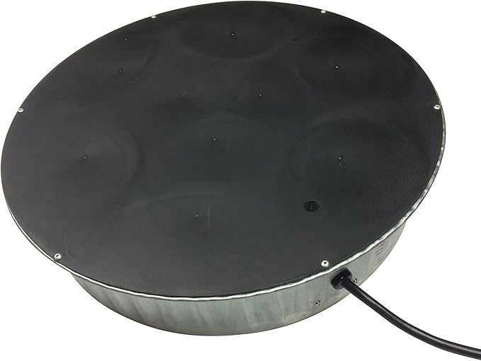Farm Innovators 125 Watt Heated Base for Double Wall Metal Poultry Founts with 35 Degrees Fahrenheit Temperature and Below, 3 Pack, Metallic