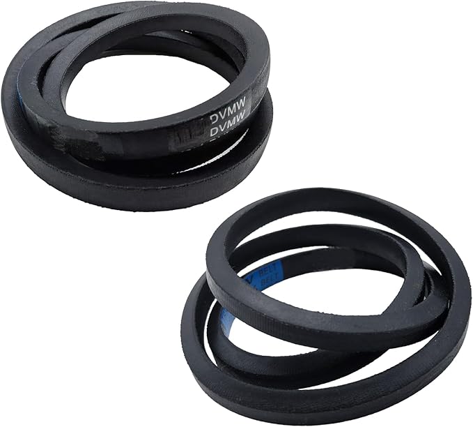 754-04195 954-04195A 1/2" x 37" Auger Drive Belt for Snow Throwers – Compatible with MTD, Troy-Bilt, Cub Cadet, Craftsman, Yard Man, Yard Machines Snow Blowers,Replaces 754-04195A 954-04195A(2/Pack)