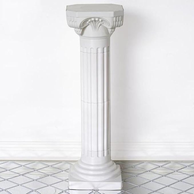 Efavormart 4 Pillars/Set 3ft Tall Roman Decorative Wedding Party Columns PVC Pillars 36" Height (Adjustable)