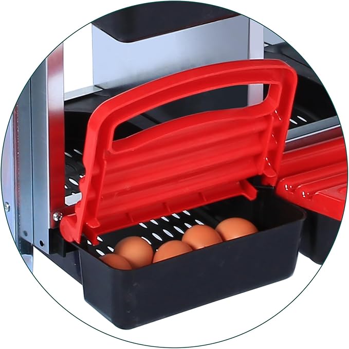 Chicken Nesting Box,Nesting Boxes for Chickens,Roll Away Nesting Boxes,6 Hole 2 Layer Hen Nest Boxes with Legs,Chicken Nesting Boxes,Easy Egg Collection,Cleanable Pull Out Hen Roosting Boxes