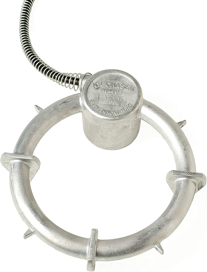 Farm Innovators Submergible Tank De-Icer, 1000W Water Deicer- Ice Chaser Cast Aluminum Design with Chew Proof Cord for Livestock Water Stock Tank