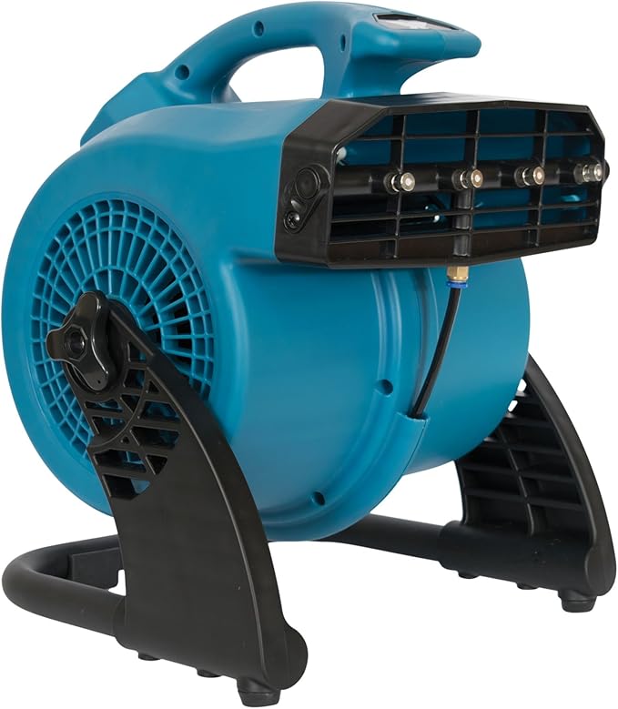 XPOWER Misting Fan FM-48, Outdoor Cooling, Heavy Duty, Powerful, High Velocity, 3-Speed, Ideal for Camping, Patios, Picnics, & More