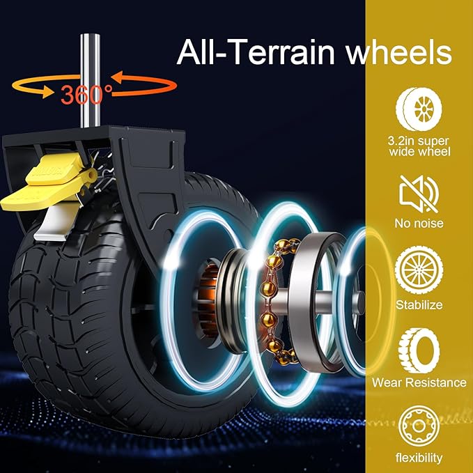 Wagon cart Foldable、Portable cart,Pets carts,with Large All-Terrain Beach Wheels and Drink Holder for Sports, Shopping, Camping