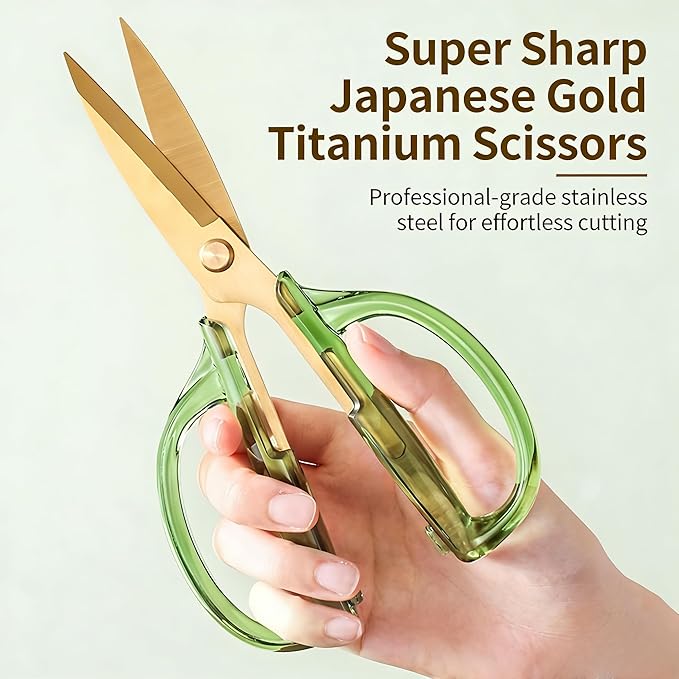Kitchen Shears Scissors&Sharp Scissors, ARCHIKING 7.7inch Cooking Scissor-Meat and Poultry Shears, Dishwasher Safe, Acrylic Handel Scissors All Purpose Stainless Steel Utility Scissor