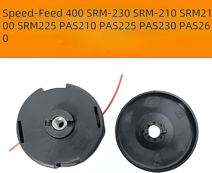(2 Pack) String Trimmer Head, Speed-Feed 400, Compatible with Echo SRM-225, SRM-230, SRM-210, SRM2100, Echo Weed Eater PAS210 PAS211 PAS225 PAS230 PAS260 Shindaiwa T195S T220 T222 T230 T231
