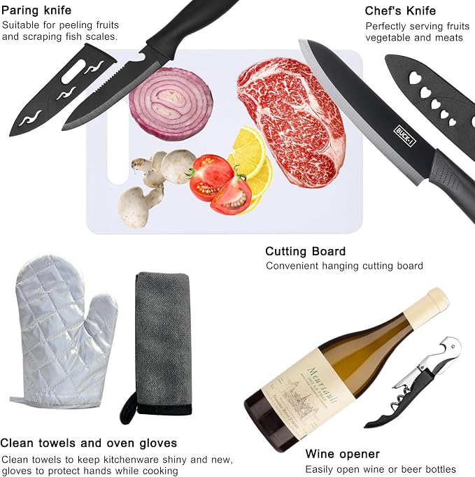Camping Cooking Utensils Set - Camping Utensil Set Car Camping Cooking Essentials Gear for Camp Kitchen Cooking and Grilling, Stainless Steel & Silicone Ideal Gift for RV Tent Camper