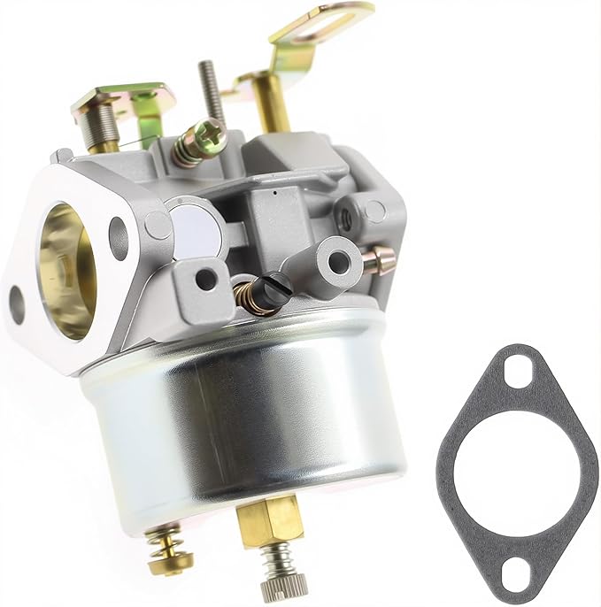 AUTOKAY 640052 Adjustable Carburetor for Tecumseh 8HP 9HP 10HP Snowblower HMSK80 HMSK90 LH318SA LH358SA 632334A HM70 HM80 for Snow Blower Generator Chipper Shredder 640349 640054 640058 640058A Carb