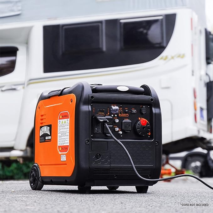 GENMAX Generator,EPA Compliant, Eco-Mode Feature, Ultra Lightweight for Backup Home Use & Camping