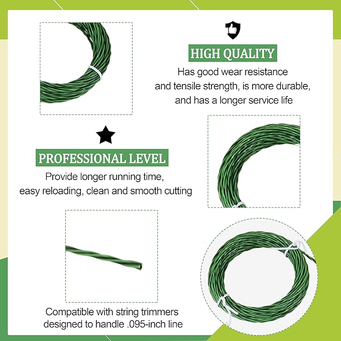 AH1531 Trimmer Head Replacement Ego String Trimmer 15-Inch(Anti-Clockwise) Models ST1534 ST1530 STA1500 MST1501 MHC1502 (AL2420PB String Trimmer Line (5 Pack))