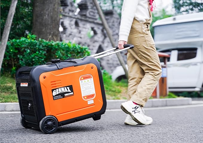 GENMAX Generator,EPA Compliant, Eco-Mode Feature, Ultra Lightweight for Backup Home Use & Camping