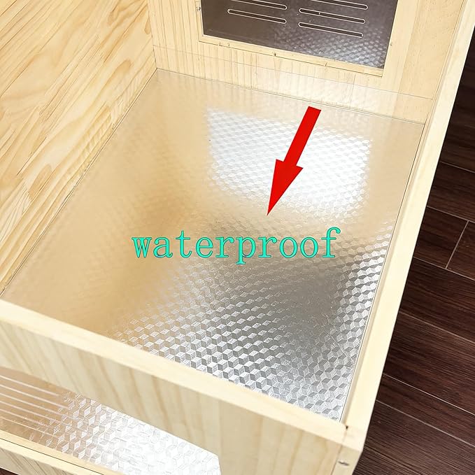 Brooder Box for Chicks Pine Wood Chicken brooder Box with Thermostat & Heating Lamp & 4Wood Legs,Solid Panels Chick brooder for Chicks, Ducklings, Hamsters, Guinea Pigs - Chew-Proof (40x21x21 in)