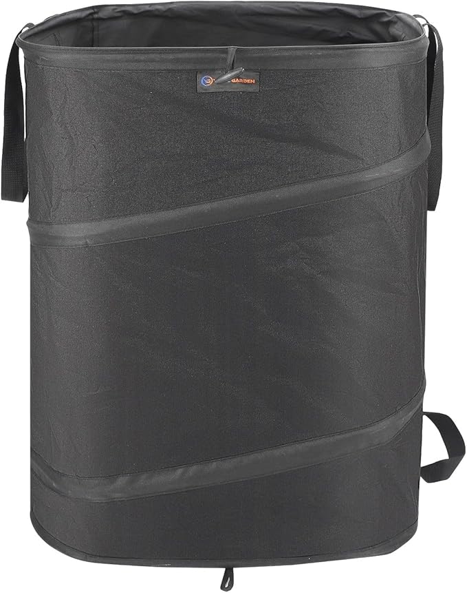 YUDI & GARDEN 46 Gallon Square Collapsible Yard Waste Bin|Collapsible Trash Can|Camping Trash Can, for Collecting Weeds or Yard and Party Waste