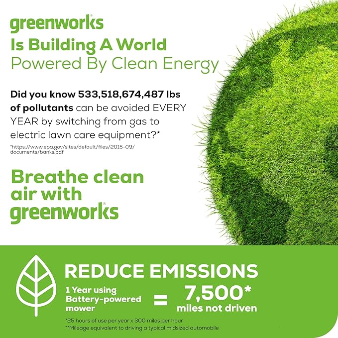 Greenworks 48V (24V x 2) 17" Brushless Mower+12" String Trimmer +320CFM Blower,(2) 4.0Ah Batteries and 2A Dual Port Charger