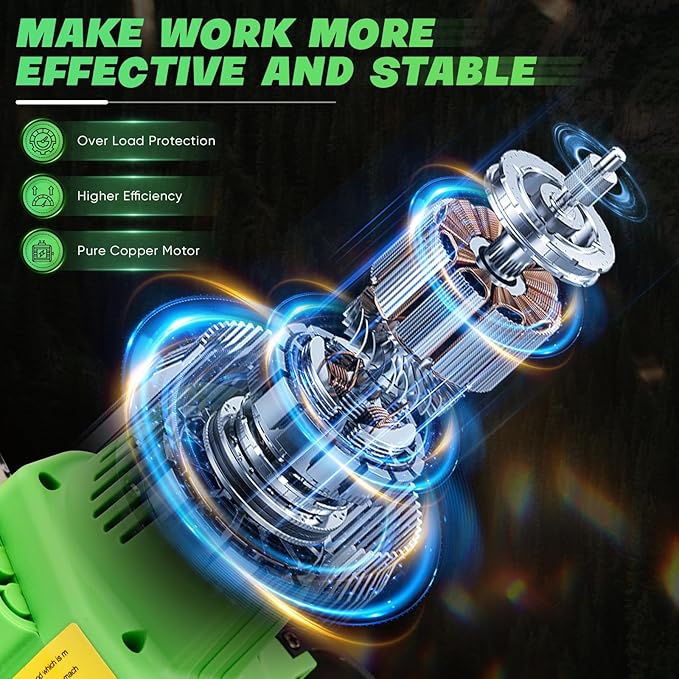 Saker Mini Chainsaw Cordless,6 Inch Chainsaw, Mini Electric Chainsaw Cordless Battery Powered,One-Hand Portable Chain Saw for Tree Trimming, Pruning&Wood Cutting, Gift for Men Dad Husband Father 2025
