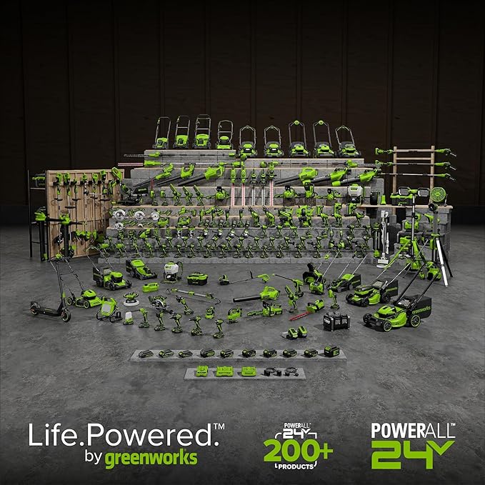 Greenworks 48V (2x24V) 21" Cordless Battery Self-Propelled Mower & 10" String Trimmer Combo Kit w/ (2) 5.0Ah Batteries & Charger