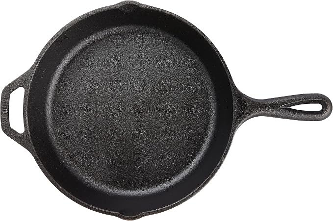 Lodge 8 Inch Pre-Seasoned Cast Iron Stamped Skillet - Signature Teardrop Handle - Use in Oven, on Stove, on the Grill, or Over a Campfire - Deer (Pack of 3)