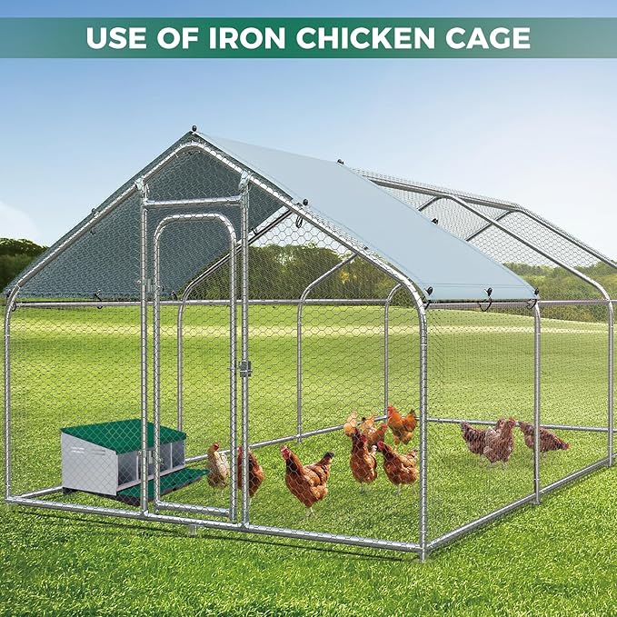 Chicken Nesting Boxes with Rollout Egg Collection – 4-Compartment Metal Hen Nest Box with Removable Trays, Slanted Roof & Ventilation, Wall Mount or Standing for Backyard Poultry Coop, Green