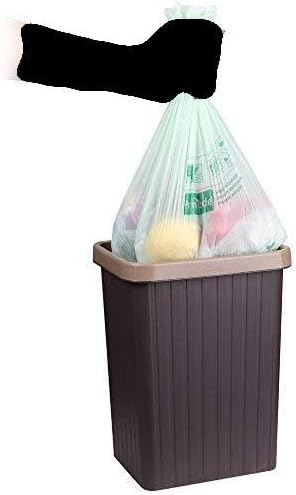 Primode 100% Compostable Bags, 4 Gallon (15L) Food Scraps Yard Waste Bags, Extra Thick 0.75 Mil. ASTM D6400 Compost Bags Small Kitchen Trash Bags, 100 Count Certified by BPI & TUV EU