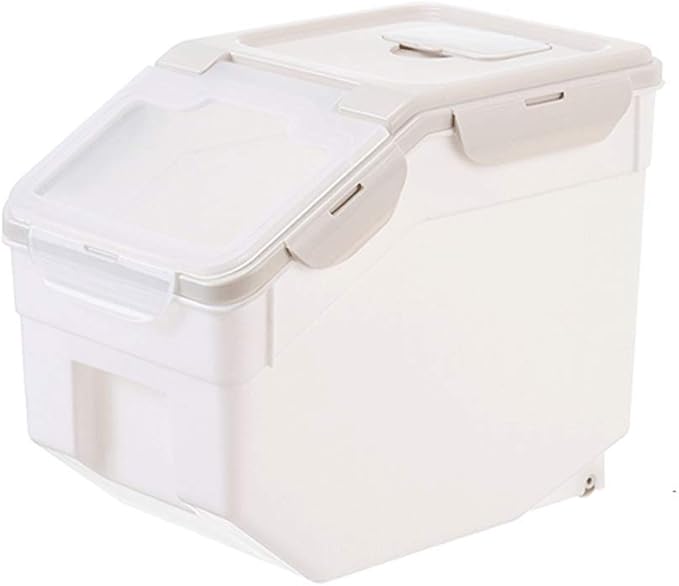 WINIAER Airtight Food Storage Containers, Large Capacity Pet Food Storage Container, Kitchen Pantry Storage Bin for Rice, Cereal, Flour, Snacks