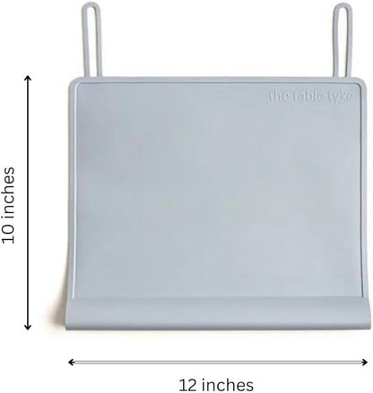 Silicone Placemats for Toddlers with Patented Edge Bumper | Kids Placemats Non Slip Travel Ready | Baby Placemat BPA Free for Restaurant Dining Table | Hunter Green