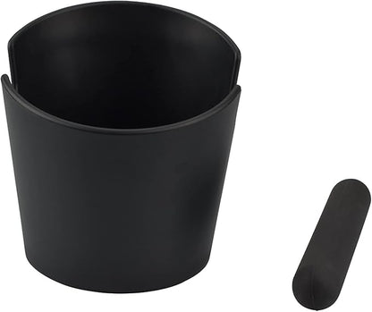 HOMEE Coffee Knock Box 4.8 Inch Barista Style Knock Box With Removable Bar | Round Shock-Absorbent Durable With Removable Knock Bar and Non-Slip Base Gift