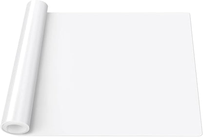 Food-Grade Silicone mat，2MM Extra Thick Silicone Mats for Kitchen Counter, 25.6" x17.7" Non-Slip Waterproof Large Countertop Protector Mat, Heat Resistant Mat, Silicone Placemat (Translucent)