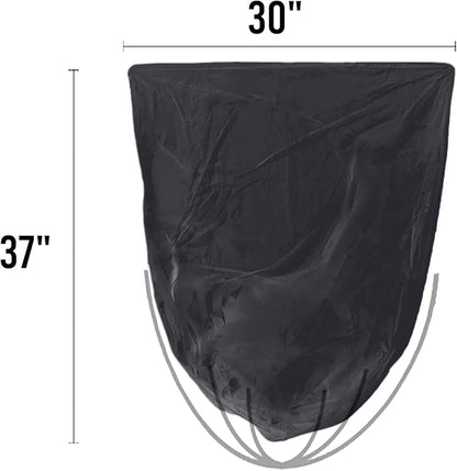 30 Gallon Trash Bags, 250 Count Black Garbage bags, Multi-purpose Trash Can Bin Liners for Bathroom, Office, Industrial, Commercial, Janitorial, Municipal, Recycling