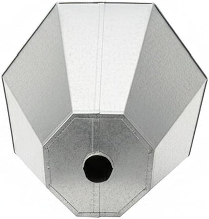 Little Giant RC2 Galvanized Steel Medium Poultry Restraining Cone, (6 Pack)