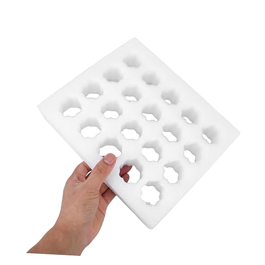 IMIKEYA 1set Egg Carrier Case Shock-resistant Foam Egg Holder for Storage and Transport for Fridge Supermarkets and Farmers Markets