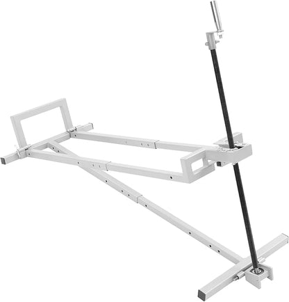 Lawn Mower Lift, 880Lbs Lawn Mower Lift Carbon Steel Lift Jack Freestanding Lawnmower Lift Tool Adjustable Lawnmower Lifts w/o Wheel for Garden Tractors All-Terrain Maintenance and Repair