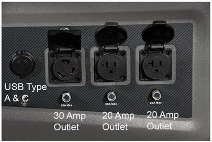 Portable Solar Generator 5.04 kWh 33 Amp Output Lithium Battery | Solar & Grid Inputs Expandable