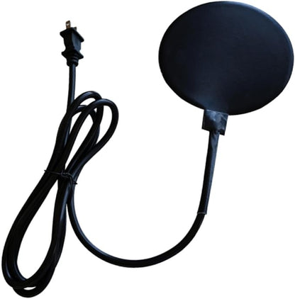 Bird Bath Heater, Chicken Water Heating for Outdoors Heavy Duty US Plug Silicone Rubber for Patio Yard Duck Winter,30W