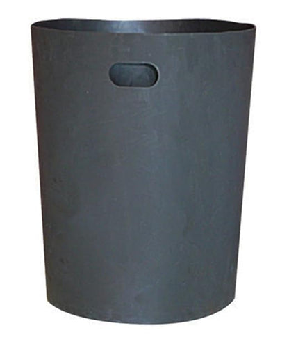 42 Gallon Round 100% Recycled Plastic Indoor or Outdoor Commercial Trash Can with Easy Access Swing Top Lid | Great for Schools and Businesses - Light Granite
