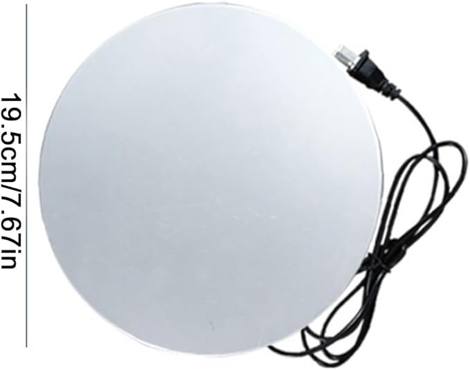 Warmer Base for Chicken Water - Poultry Water Heater with 4.5 Feet Power Cable - Heated Chicken Waterer Base with 4.5 Feet Power Cable,AntiScald Pet Poultry Waterer Winter Deicer