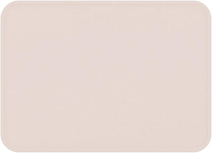 Lalo Silicone Placemat for Toddlers & Babies - Non-Slip Kids Placemat for Restaurants & Dining Tables - Non-Toxic & BPA Free Safe - for Ages of 4 Months and Up - Grapefruit