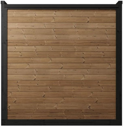 GL6 Outdoor Sauna Kit, Garden Luxury-Series Outdoor DIY Sauna Kit, Thermo-Spruce, up to 6 Persons Bundles (Sauna Heater and Sauna Stones Included) (Drop 9 WiFi - Mirror)