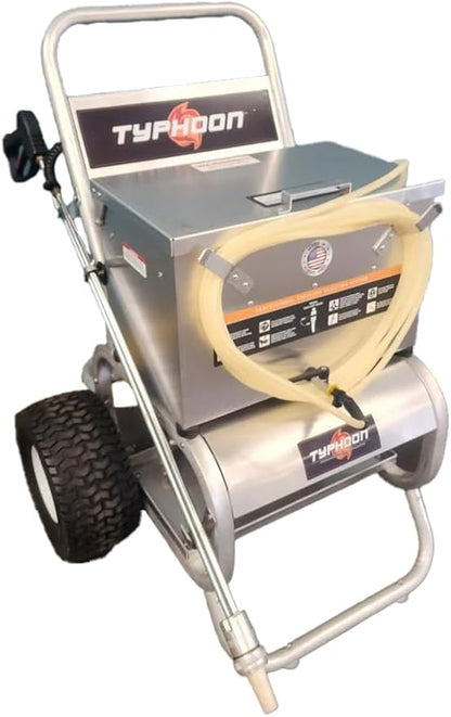 Sand Blaster Accessory Cart for Pressure Washers | Easily Turn Your Pressure Washer Into Sand Blaster | Up to 4000 PSI | 50 LB Sand Blasting Media Capacity | for 2.5 GPM Or Higher Pressure Washer