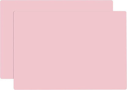 Silicone Craft Mats, YACEYACE 2Pcs 24"x 16" Large Silicone Mat, Pink Silicone Craft Mats for Paiting, Jewelry,Heat Resistant, Kitchen Counter
