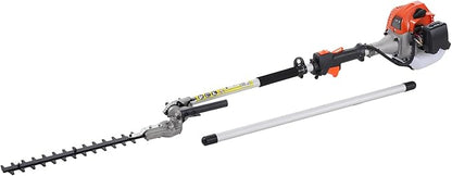 VEVOR 5-in-1 26cc 2 Cycle Gas Powered Dual Sided Hedge Trimmer, Weed Eater, String Trimmer, Edger, Pole Saw Chainsaw Pruner with EPA, CE and EMC Certification