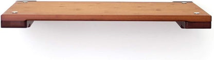 CatastrophiCreations Solid Wood Cat Shelf Handcrafted Wall-Mounted Cat Furniture, English Chestnut, 18"