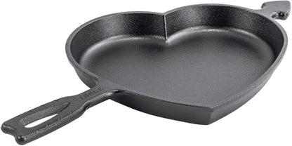Lodge Seasoned Cast Iron Heart Skillet