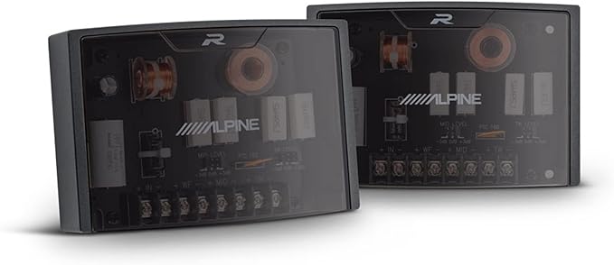 Alpine R2-S652 High-Resolution 2-Way Speaker Set/Pro Series with RKFR65 3-Piece Foam Fast Ring Speaker Enhancement