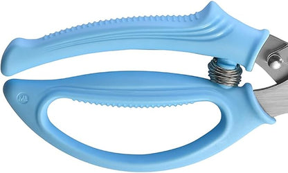 Heavy Duty Poultry Shears - Kitchen Scissors for Cutting Chicken, Poultry, Game, Meat - Chopping Vegetable - Spring Loaded - Blue